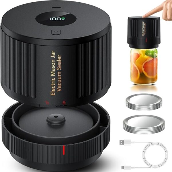Electric Mason Jar Vacuum