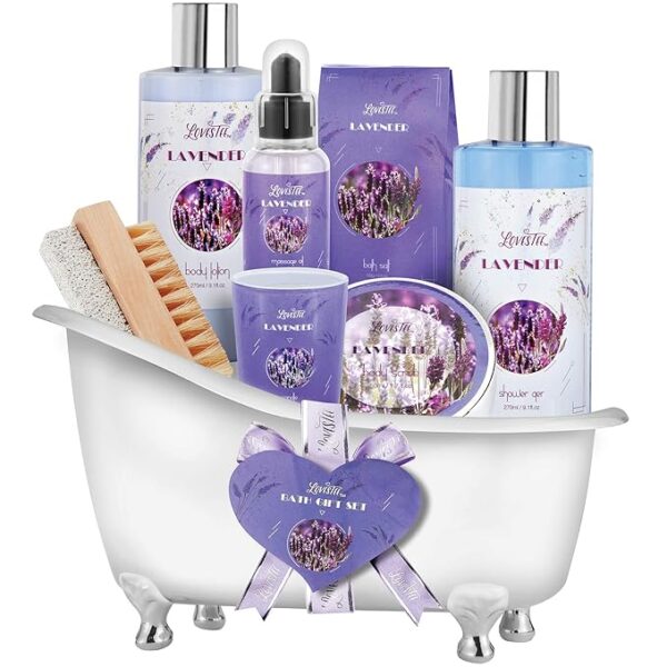 Relaxing Lavender Spa Gift Baskets