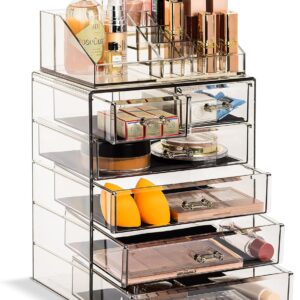 Sorbus Acrylic Makeup Organizer Set