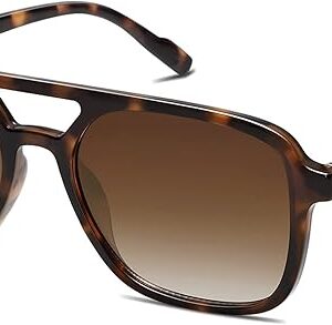 SOJOS Retro Aviator Sunglasses for Women Men