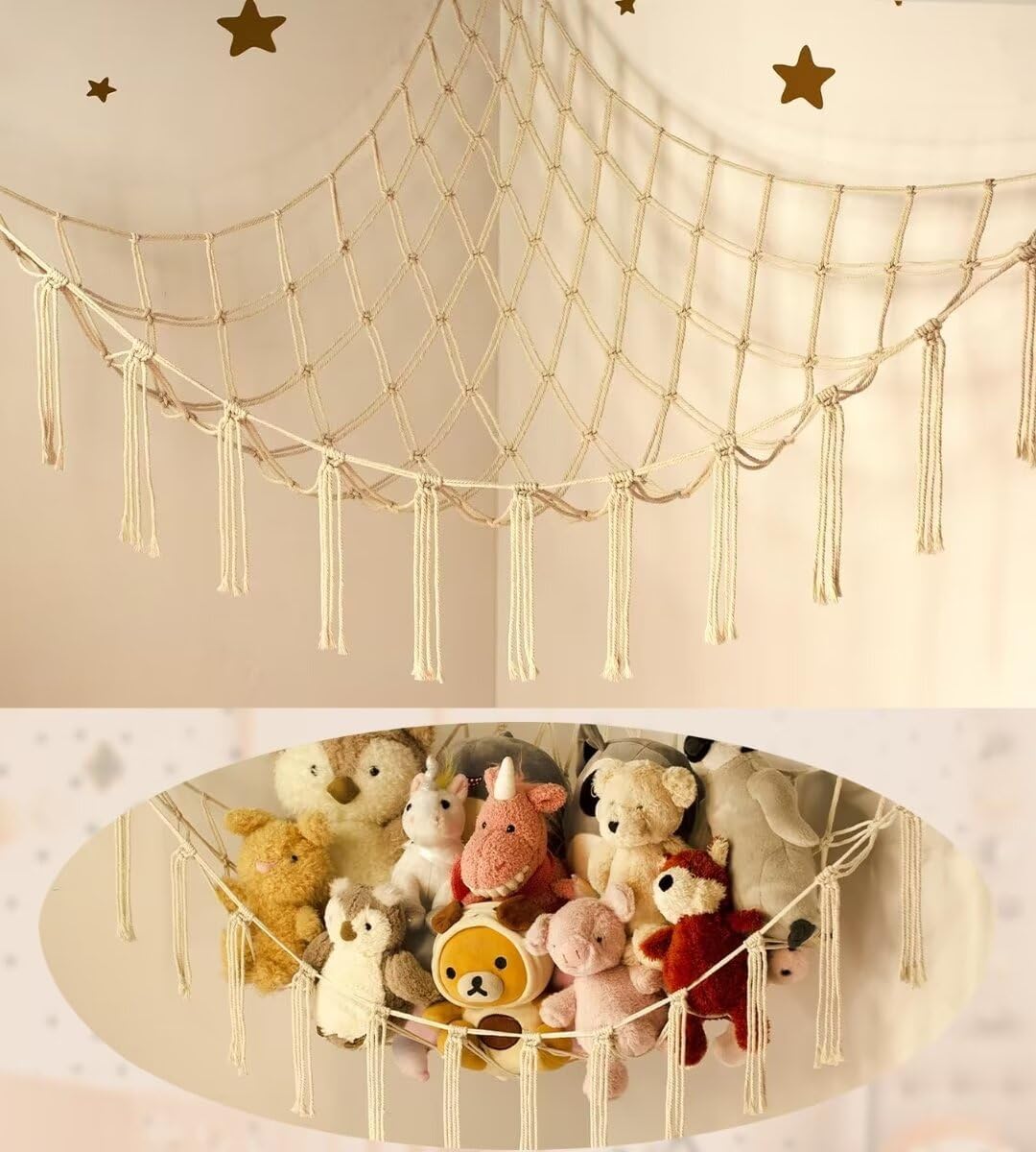 Stuffed Animal Storage Hammock or Net Corner