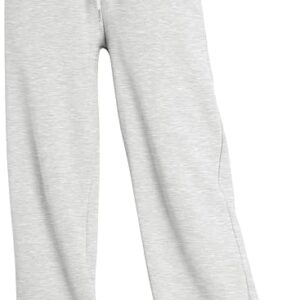 Trendy Queen Womens Wide Leg Fleece Lined Sweatpants