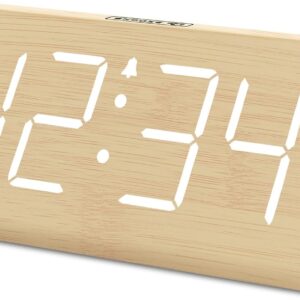 DreamSky Wooden Digital Alarm Clocks