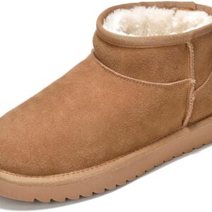 Project Cloud 100% Genuine Leather Ankle Boots for Women