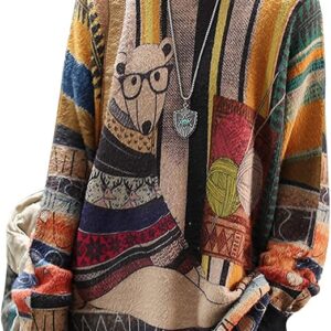 YESNO Women Christmas Sweater