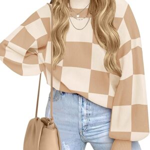 ZESICA Women's 2025 Fall Fashion Turtleneck