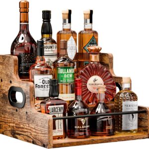 KLM Liquor Bottle Display Shelf