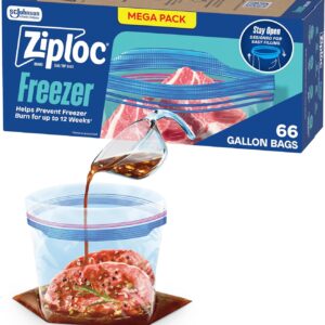 Ziploc Gallon Food Storage Freezer Bagsb