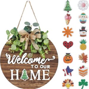 Welcome Sign Front Door Decoration