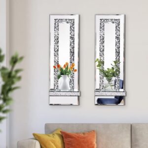 Crystal Crush Diamond Mirrored Candle