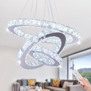 LED Crystal Chandelier Lighting Dimmable