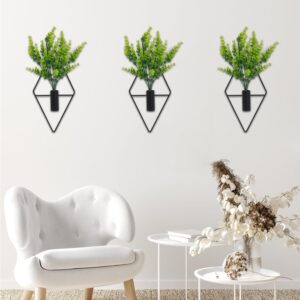 3 Pcs Wall Plants Artificial Decor
