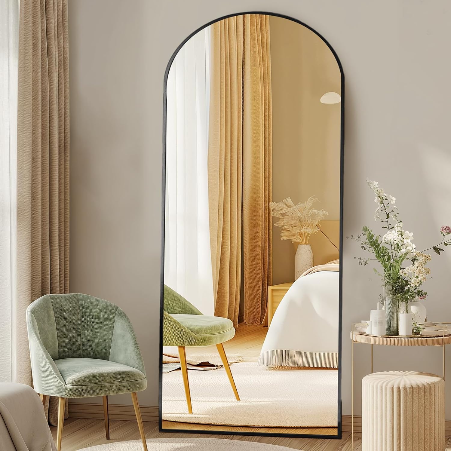 DUMOS Arched Full Length Mirror with Stand