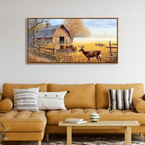 JEAWA Animal Canvas Wall Art Decor
