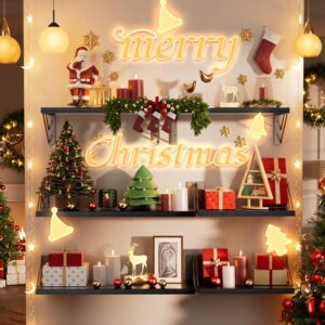 BAYKA Wall Mounted Floating Shelves