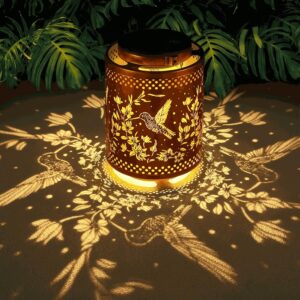 Hummingbird Solar Lanterns Garden Decor
